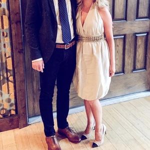 Stella McCartney Sage Green Studded Bubble Dress